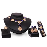 Latest Ladies Fashion Euramerican Exaggeration Jewelry Set / Necklace / Ring / Earrings / Bracelet