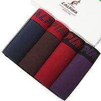 lalpina mens cotton boxer briefs 4box 21130