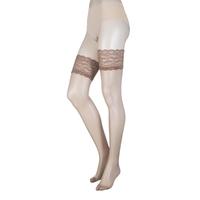 ladies 1 pair oroblu secret 15 denier lace top stockings