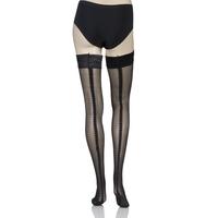 Ladies 1 Pair Charnos Spot Backseam Hold Ups