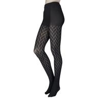 Ladies 1 Pair Couture by Silky Ultimates Seamless and Ladder Proof Geometric Opaque Tights