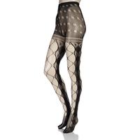 Ladies 1 Pair Couture Vixen Dita Wide Lace Fishnet Tights