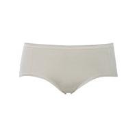 Ladies plain pull on bamboo midi shaped lingerie briefs - Ivory