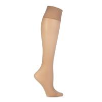 ladies 2 pair elbeo sheer magic medium support knee highs