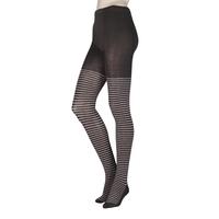 Ladies 1 Pair Elle Winter Soft Stripe Tights