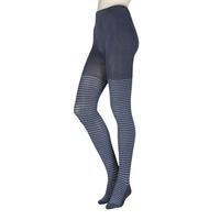 Ladies 1 Pair Elle Winter Soft Stripe Tights