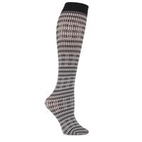 Ladies 1 Pair Falke Pied De Poule Houndstooth Knee Highs