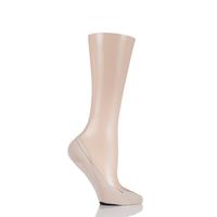 Ladies 1 Pair Pretty Polly Sweet Steps Footsies with Odour Control