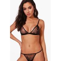 Lace Bralet - black