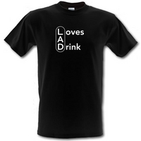 LAD Loves A Drink male t-shirt.