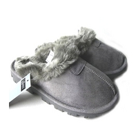 Ladies Slippers Libby, Grey Slippers Libby Grey