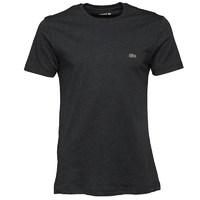 lacoste mens regular fit crew neck t shirt in cotton carthusian chine