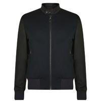 LANVIN Satin Sleeve Baseball Jacket