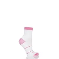 Ladies 1 Pair RunBreeze Ergonomic Anti-Blister Ankle Socks With CoolMax
