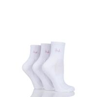 Ladies 3 Pair Pringle Lyndsey Cushioned Sport Socks