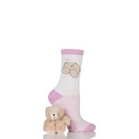 Ladies Forever Friends Bear & Slipper Socks Gift Box