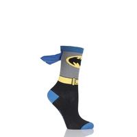 Ladies 1 Pair SockShop Batman Cape Socks