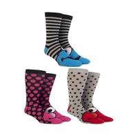 Ladies 3 Pair SockShop Sesame Street Socks