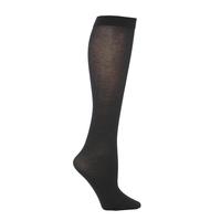 ladies 1 pair trasparenze liscio plain cotton knee high socks