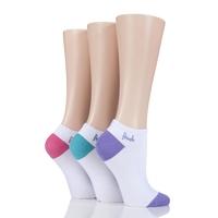 Ladies 3 Pair Pringle Leela Plain Secret Socks