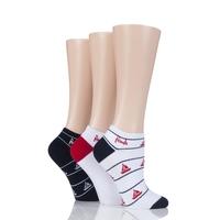 Ladies 3 Pair Pringle Plain and Patterned Secret Socks