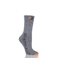 ladies 1 pair x socks lightweight merino trekking socks