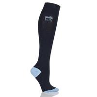 Ladies 1 Pair MilkTEDS Maternity Compression Socks with Contrast Heel and Toe