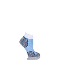 Ladies 1 Pair 1000 Mile Breeze Double Layer Anklet Socks with Nilit Breeze Technology
