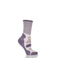 ladies 1 pair bridgedale active light hiker cotton and coolmax sock fo ...