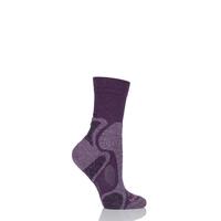 Ladies 1 Pair Bridgedale X-Hale Trailblaze Sock With Impact And Protective Padding