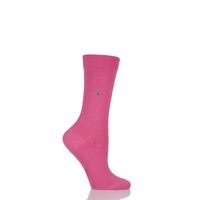 ladies 1 pair burlington lady plain cotton socks