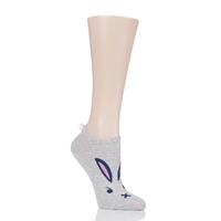 Ladies 1 Pair Burlington Easter Bunny Trainer Socks
