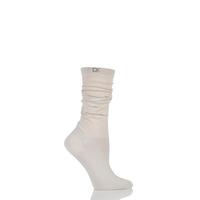 Ladies 1 Pair Calvin Klein Cotton Jersey Slouch Socks