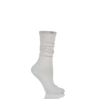 Ladies 1 Pair Calvin Klein Cotton Jersey Slouch Socks