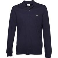 Lacoste Mens L1212 Original Long Sleeve Polo Marine