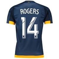 LA Galaxy Authentic Away Shirt 2017-18 with Rogers 14 printing, N/A
