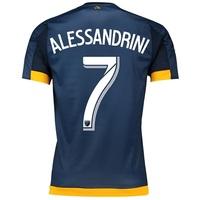 LA Galaxy Authentic Away Shirt 2017-18 with Alessandrini 7 printing, N/A
