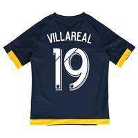 LA Galaxy Away Shirt 2017-18 - Kids with Villarreal 19 printing, Navy