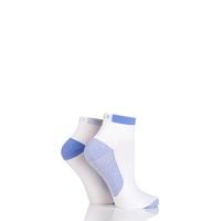 ladies 2 pair elle sport non cushioned anklet socks