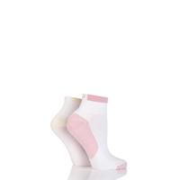 ladies 2 pair elle sport non cushioned anklet socks