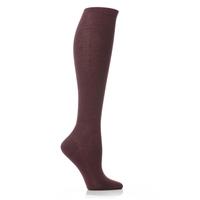 ladies 1 pair elle pearl cotton knee highs