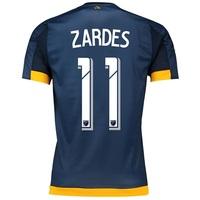LA Galaxy Authentic Away Shirt 2017-18 with Zardes 11 printing, N/A
