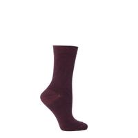 Ladies 1 Pair Elle Wool & Viscose Plain Socks