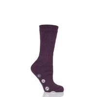 Ladies 1 Pair Elle Gift Boxed Cashmere-Like Slipper Socks