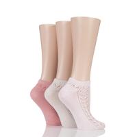 Ladies 3 Pair Elle Soft Pelerine Trainer Socks