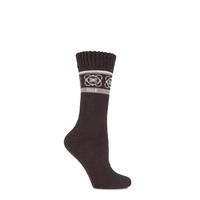Ladies 1 Pair Elle Wool Blend Winter Boot Socks