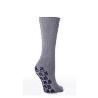 ladies 1 pair elle supersoft home socks with non slip sole