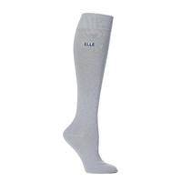 ladies 1 pair elle wool viscose plain knee high socks