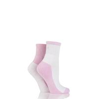 Ladies 2 Pair Elle Sports Cushioned Ankle Socks