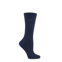 ladies 1 pair elle wool ribbed boot socks